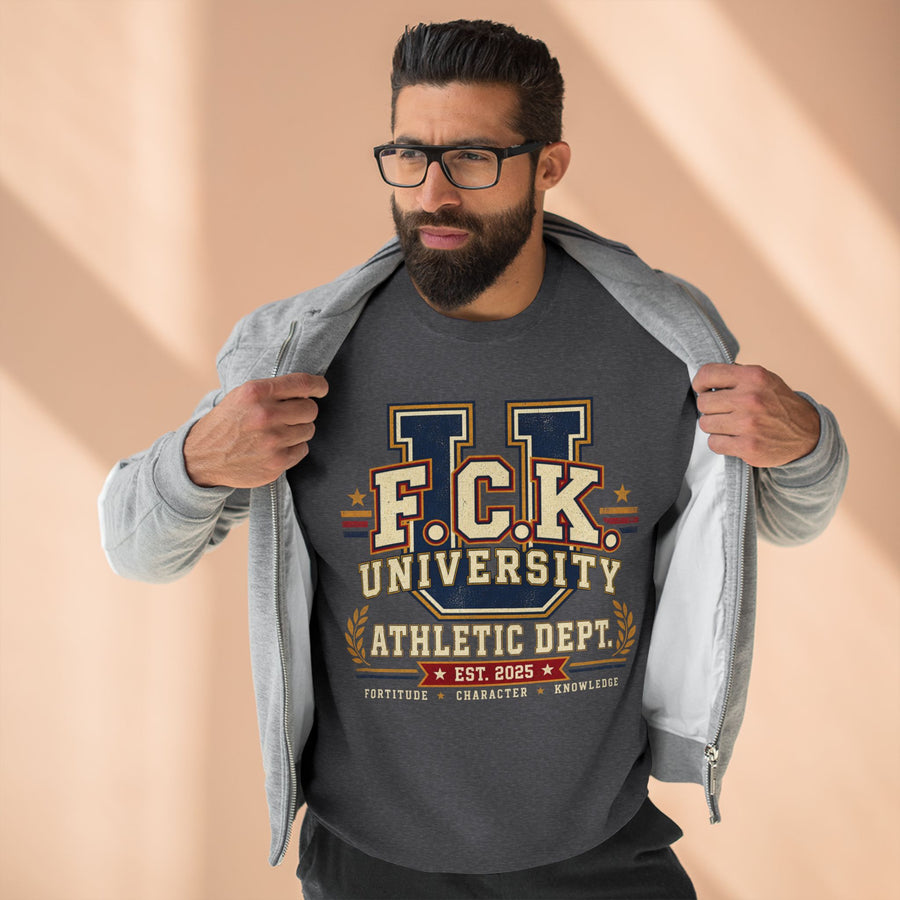 Vintage University Sweatshirt - F.C.K. University Athletic Dept