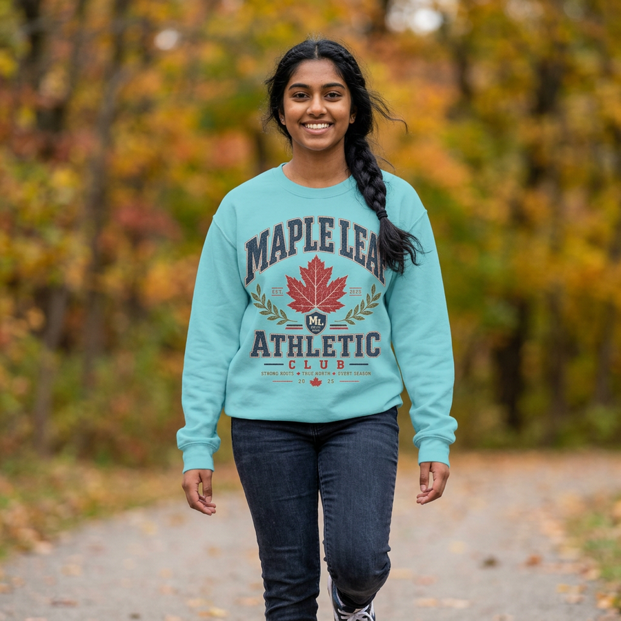 MAPLE LEAF ATHLETIC 5 Maple Leaf Athletic Club Sweatshirt - No Safe Tee's