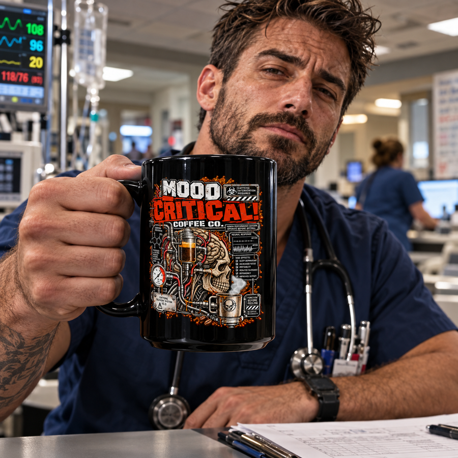 Mood Critical Coffee Co. Black Mug