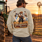 Odd Gear - Progress - Oversized Unisex Long Sleeve T-Shirt – view 3