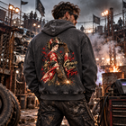 Odd Gear - Geisha Welder - Snow Wash Fleece Oversize Hoodie – view 5