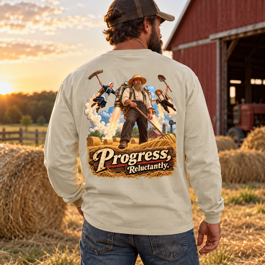 Odd Gear - Progress - Oversized Unisex Long Sleeve T-Shirt