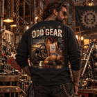 Odd Gear - Dirty Knees - Oversized Unisex Long Sleeve T-Shirt – view 3