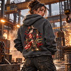 Odd Gear - Geisha Welder - Snow Wash Fleece Oversize Hoodie – view 1