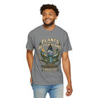 Plants Make a Better Planet T-Shirt — Botanical Graphic Tee ("Kind People Inhale Plants") – view 14