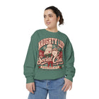 Naughty List Social Club Sweatshirt — Cozy Holiday Graphic Pullover – view 7