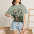 Stay Lifted T-Shirt — Skeleton, Cannabis & 'It's a Vibe' Graphic Tee – view 8