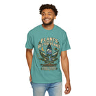 Plants Make a Better Planet T-Shirt — Botanical Graphic Tee ("Kind People Inhale Plants") – view 15