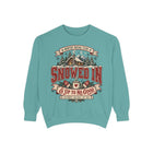 Snowed In & Up to No Good - Cabin Winter Crewneck Sweatshirt – view 16