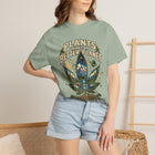 Plants Make a Better Planet T-Shirt — Botanical Graphic Tee ("Kind People Inhale Plants") – view 8