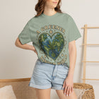 A Greener Kinder World T-Shirt — Earth Heart Graphic Tee – view 8