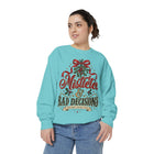Mistletoe & Bad Decisions Sweatshirt — Funny Christmas Holiday Pullover – view 16