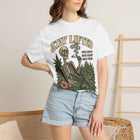 Stay Lifted T-Shirt — Skeleton, Cannabis & 'It's a Vibe' Graphic Tee – view 2