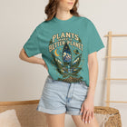 Plants Make a Better Planet T-Shirt — Botanical Graphic Tee ("Kind People Inhale Plants") – view 6