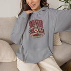 Sweater Weather Holiday Vintage Graphic Hooded Sweatshirt – view 7