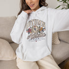 Autumn Athletic Club Hoodie 1— Vintage Fall Leaves Sweatshirt – view 5