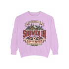 Snowed In & Up to No Good - Cabin Winter Crewneck Sweatshirt – view 6