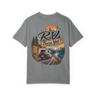 RV There Yet? vintage rv theme t-shirt — Scenic Campervan RV Travel Tee – view 5