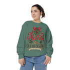 Mistletoe & Bad Decisions Sweatshirt — Funny Christmas Holiday Pullover – view 7