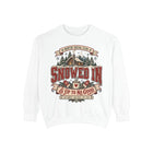 Snowed In & Up to No Good - Cabin Winter Crewneck Sweatshirt – view 2