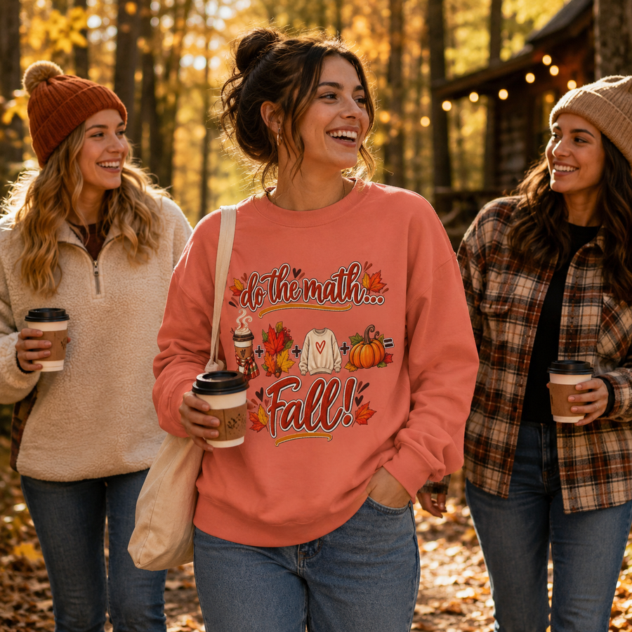 Do the Math... Fall! Sweatshirt — Cozy Autumn Teacher/Math Lover Pullover