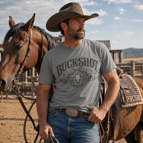 Buckshot Western Supply Graphic T-Shirt