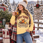 Hot Toddy Energy Sweatshirt — Cozy Winter Cocktail Graphic Crewneck – view 9