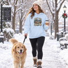 Snow Days Happy Days Hoodie — Retro Winter Ski Pullover – view 1