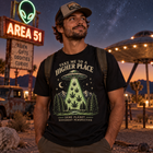 Take Me to a Higher Place - UFO Cannabis Graphic Tee – view 1
