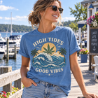 High Tides Good Vibes T-Shirt – view 1