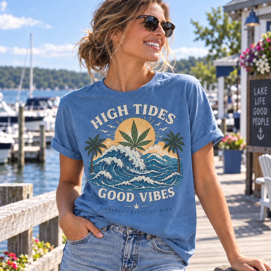 High Tides Good Vibes T-Shirt