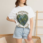A Greener Kinder World T-Shirt — Earth Heart Graphic Tee – view 2