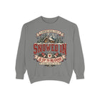 Snowed In & Up to No Good - Cabin Winter Crewneck Sweatshirt – view 8