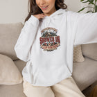 Snowed In Up to no Good - Rustic Winter Cabin Graphic Pullover Hoodie – view 11