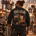 Odd Gear - Dirty Knees - Oversized Unisex Long Sleeve T-Shirt – view 1