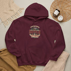 Snowed In Up to no Good - Rustic Winter Cabin Graphic Pullover Hoodie – view 8