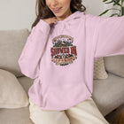 Snowed In Up to no Good - Rustic Winter Cabin Graphic Pullover Hoodie – view 16