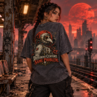 Odd Gear - Plague Doctor - Mineral Wash Boxy Cotton T-Shirt – view 3