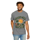 Good Weed Brighter Days T-Shirt — Retro Sun & Cannabis Graphic Tee – view 12