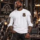Odd Gear - Heavy Theory - Biker Oversized Unisex Long Sleeve T-Shirt – view 2