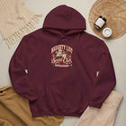 Naughty List Social Club Retro Christmas Graphic Hoodie – view 3