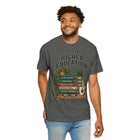 Higher Education T-Shirt — 'Higher Education' Plant & Cannabis Book Stack Graphic Tee – view 11
