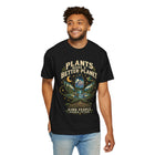 Plants Make a Better Planet T-Shirt — Botanical Graphic Tee ("Kind People Inhale Plants") – view 12
