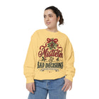 Mistletoe & Bad Decisions Sweatshirt — Funny Christmas Holiday Pullover – view 2