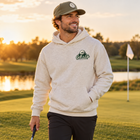 Hoodie,golf,funny,cozy,warm,putter,hole,birdie,apparel – view 2