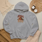 Jingle Juice Hoodie — Festive Holiday Christmas Hoodie with Retro Santa & Cocoa Graphic – view 4