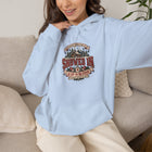 Snowed In Up to no Good - Rustic Winter Cabin Graphic Pullover Hoodie – view 15