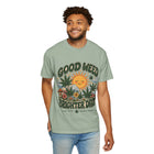 Good Weed Brighter Days T-Shirt — Retro Sun & Cannabis Graphic Tee – view 15