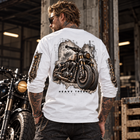Odd Gear - Heavy Theory - Biker Oversized Unisex Long Sleeve T-Shirt – view 3
