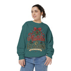 Mistletoe & Bad Decisions Sweatshirt — Funny Christmas Holiday Pullover – view 3